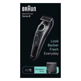 Braun BT3411 Regolabarba Beardtrimmer 3 Nero/Verde