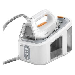 Braun CareStyle 3 IS3132WH 2400W 2 Litri EloxalPlus Soleplate Ferro da Stiro con Caldaia Arancione/Bianco