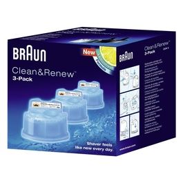 Braun CCR 3 CLean & Renew Cartridge Confezione da 3