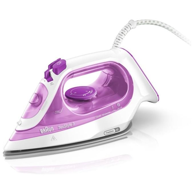 Image of Braun SI3030PU Ferro da Stiro a Vapore 270 ml 2300W 45 g-min Colpo di Vapore 140g SuperCeramic
