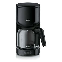 Braun KF 3120 BK PurEase Macchina da Caffe' con Filtro 10 Tazze Manuale Nero