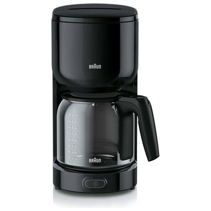 Braun KF 3120 BK PurEase Macchina da Caffe' con Filtro 10 Tazze Manuale Nero