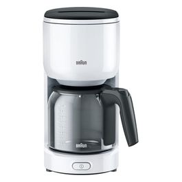 Braun KF 3120 WH PurEase Macchina da Caffe' con Filtro 10 Tazze Manuale Bianco