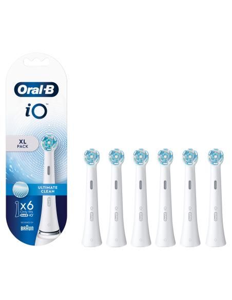 Braun Oral-B iO Testine di Ricambio Ultimate Cleaning 6