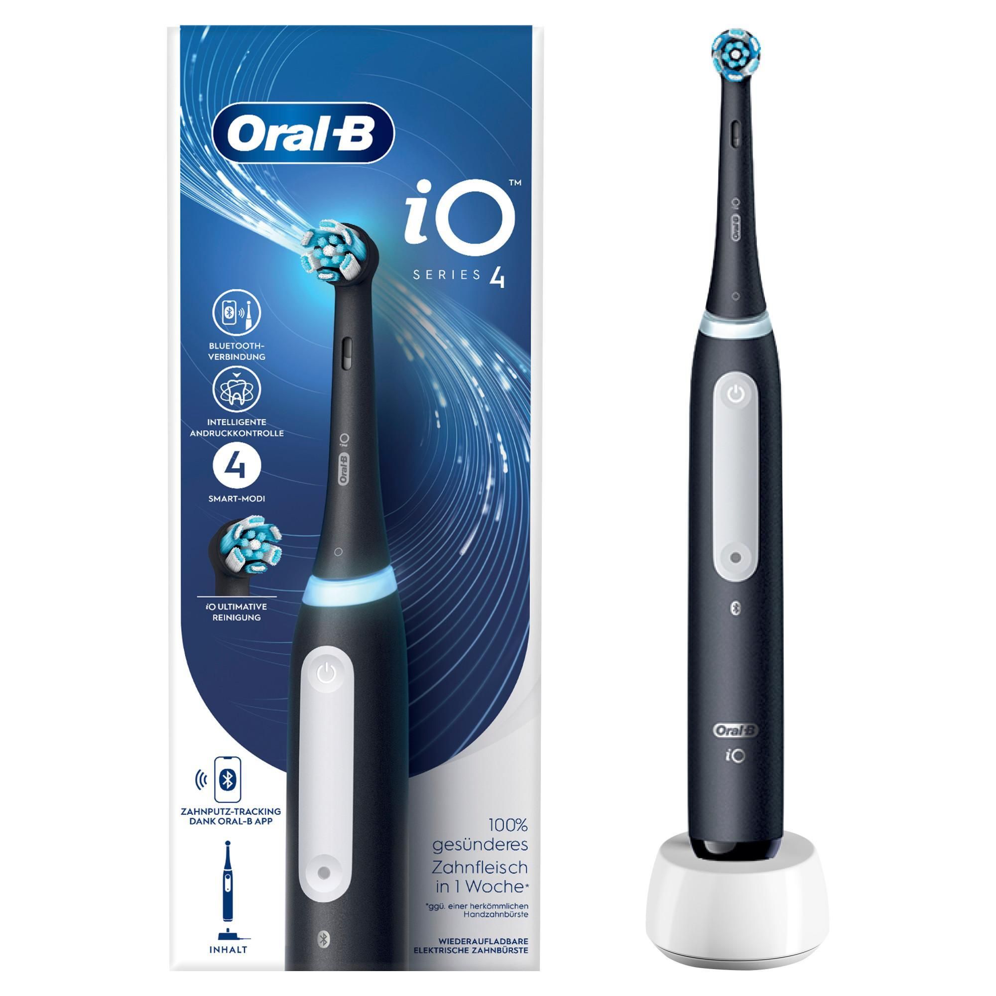 Braun Oral-B iO Series 4 Spazzolino Elettrico Opaco Nero