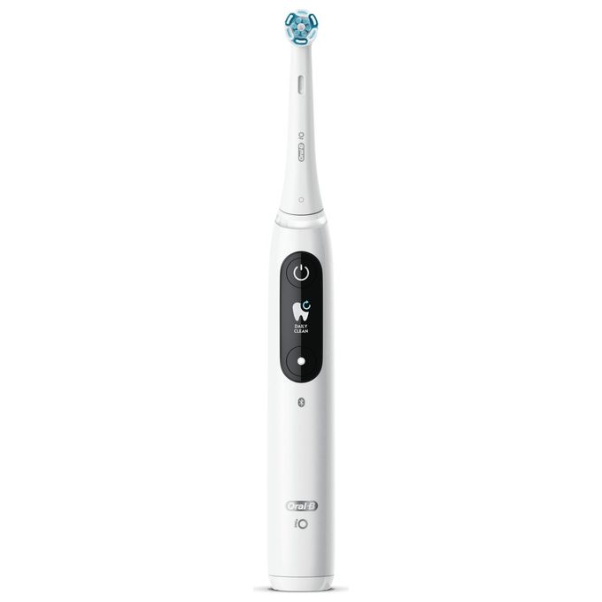 Braun Oral-B iO Series 8N Spazzolino a Vibrazione Bianco Alabastro