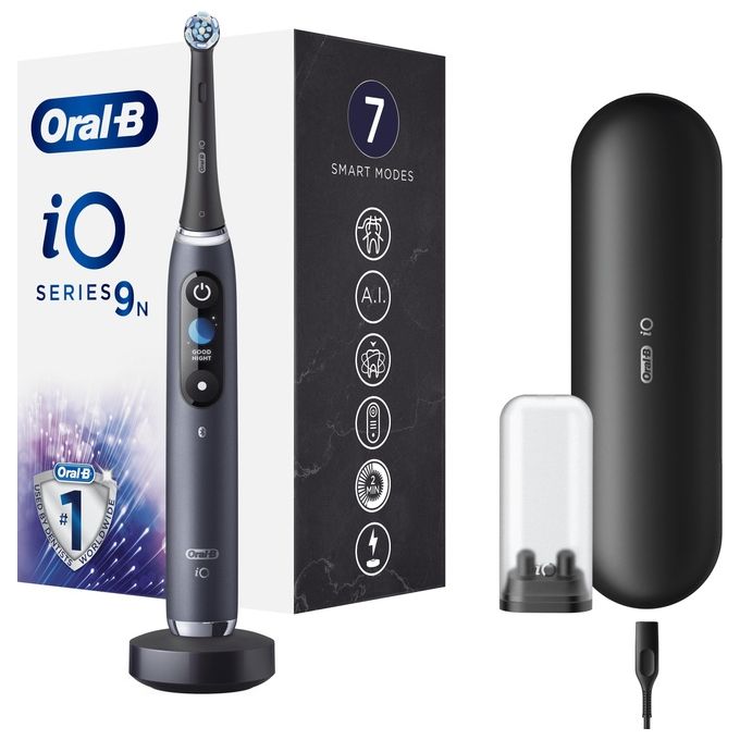 Braun Oral-B iO 9n Spazzolino Elettrico Ricaricabile Nero