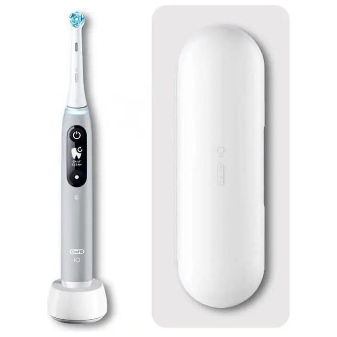 Braun Oral-B iO Series 6 con Travel Case Spazzolino Elettrico Sonico Grey Opal