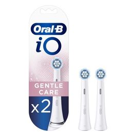 Braun Oral-B iO Gentle Care Testine di Ricambio per Spazzolino Elettrico Confezione da 2 Pezzi