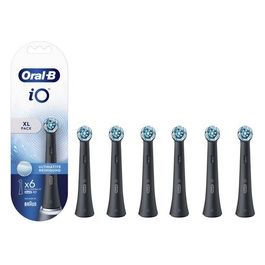 Braun Oral-B iO Testine di Ricambio Ultimate Cleaning Nero 6 Pezzi
