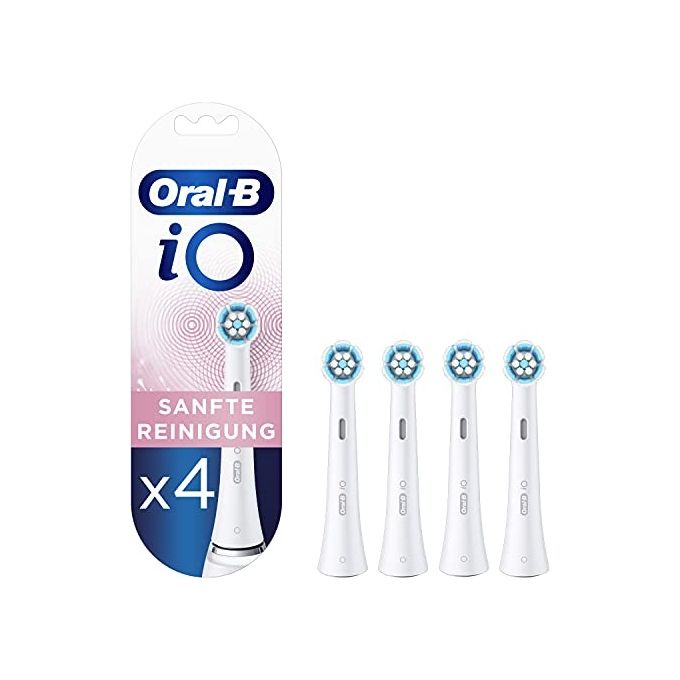 Braun Oral-B iO Testine di Ricambio Pulizia Delicata 4 Pezzi