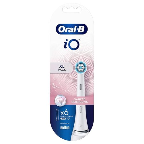 Braun Oral-B iO Testine di Ricambio Pulizia Delicata 6 Pezzi