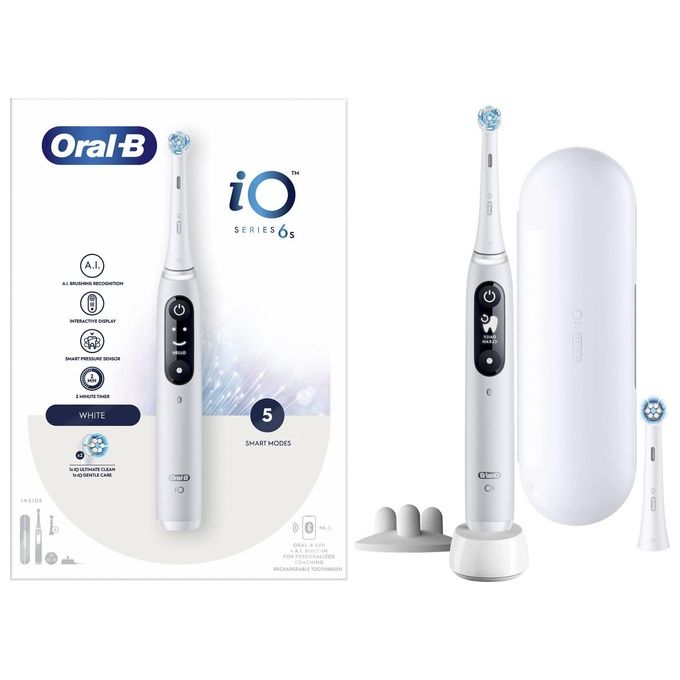 Oral-B - Spazzolino Elettrico Ricaricabile Smart 4 4100S Bianco, Tecnologia  Braun, Igiene Dentale, Pulizia Efficace, Parole Chiave Utili alla Ricerca
