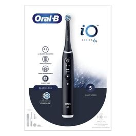Braun Oral-B iO6 Spazzolino Elettrico 5 Modalita' Tecnica Rotante Micro-Vibrazioni Nero