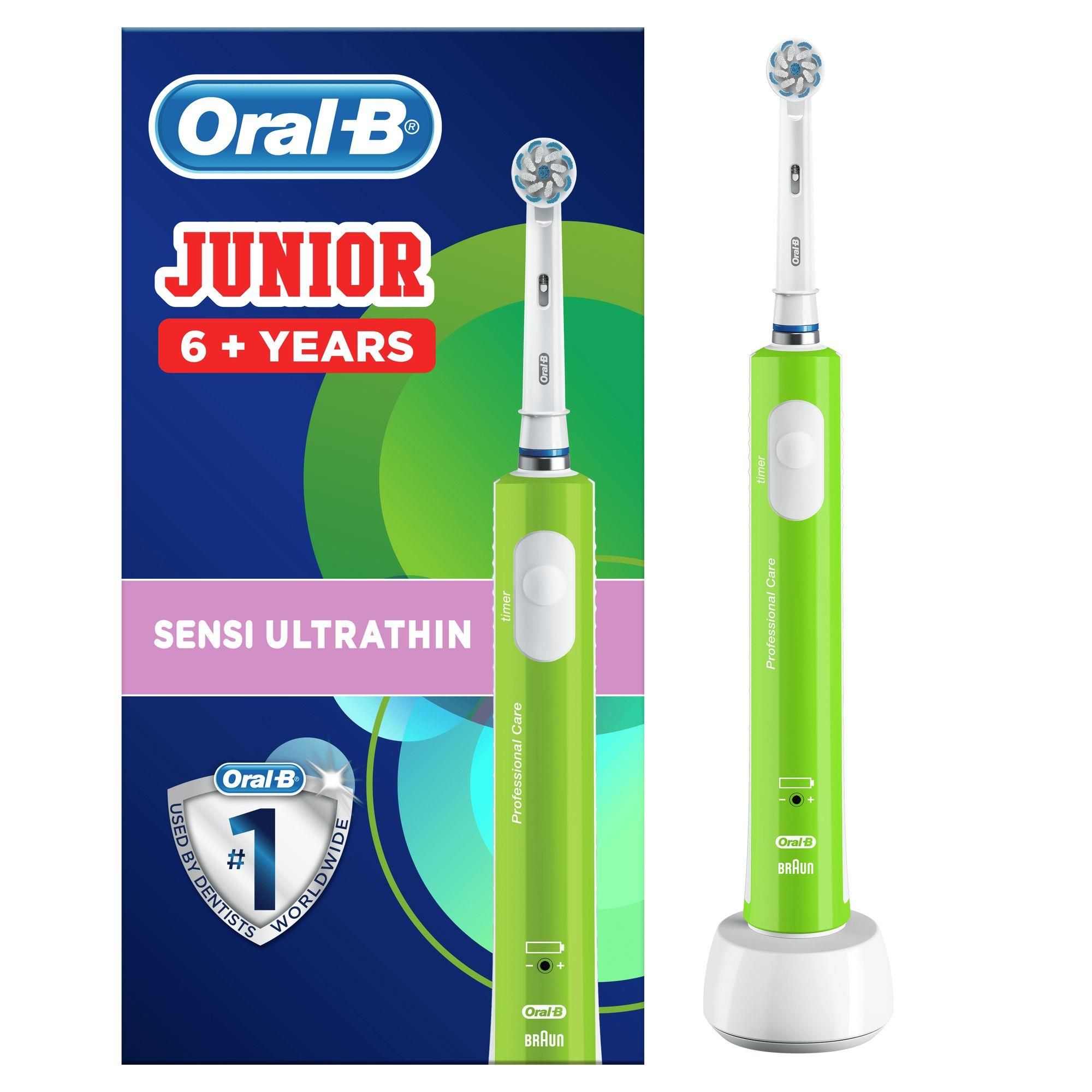 Braun Oral-B Junior Spazzolino Elettrico Bambino 6+ Verde