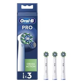 Braun Oral-B Pro Cross Action 3 Pezzi Bianco
