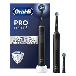 Braun Oral-B PRO 3 3900 Duopack Spazzolino Elettrico Black Edition