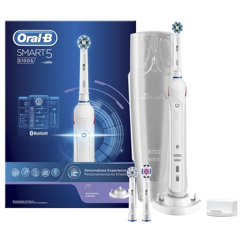 Image of Braun Oral-B Smart 5100S Spazzolino Elettrico da Adulto Bianco
