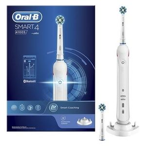 Braun Oral-B Smart 4 4100S Spazzolino Elettrico Rotante-Oscillante Adulto Bianco