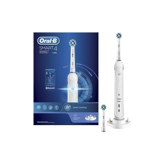 Image of Braun Oral-B Smart 4 4100S Spazzolino Elettrico Rotante-Oscillante Adulto Bianco