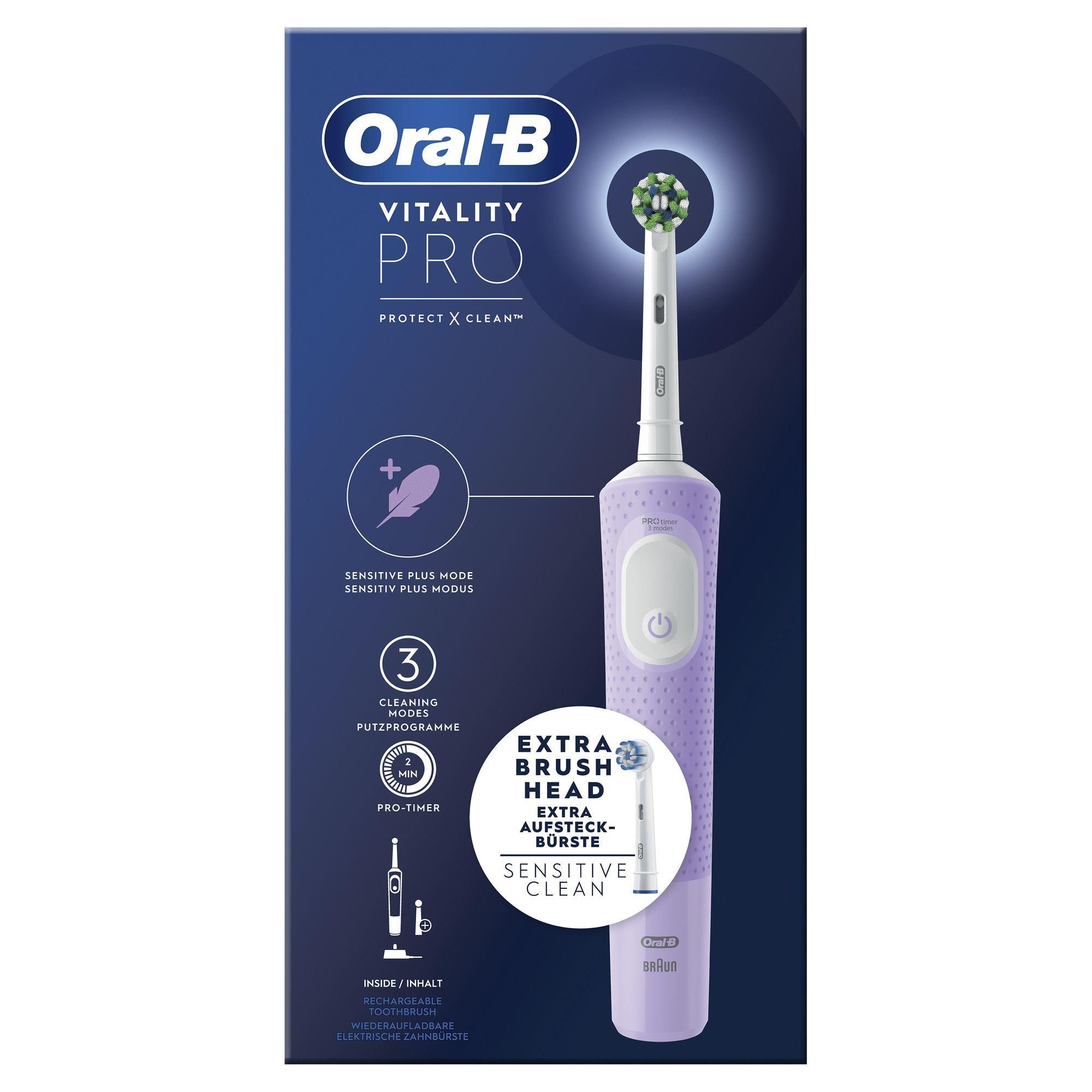 Oral-B Braun Vitality Easy Clean - Spazzolino elettrico, blu