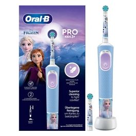 Braun Oral B Spazzolino Elettrico Pro Kids Frozen Azzurro e Bianco