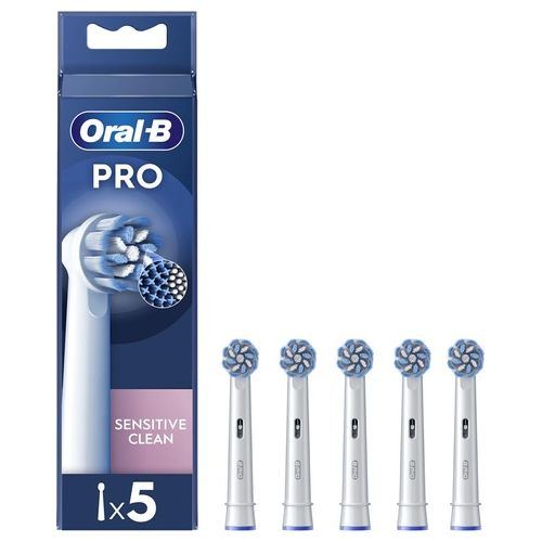 Braun Oral-B Testine di Ricambio Pro Sensitive Clean 5 Testine