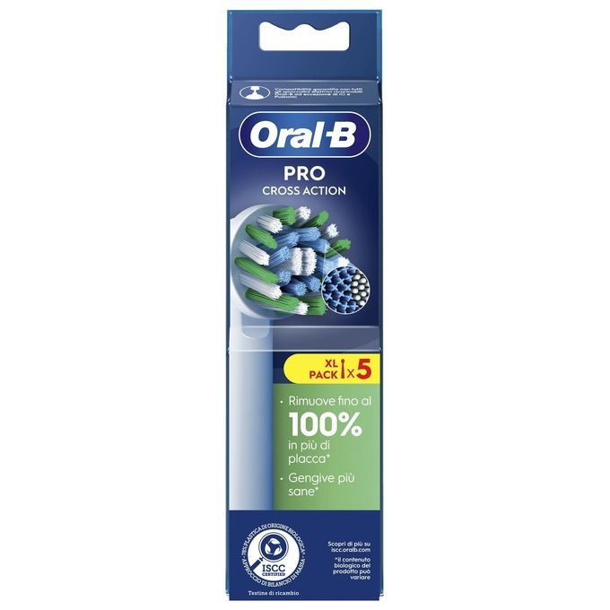 Braun Oral-B Testine Di Ricambio Pro Cross Action 5 Testine