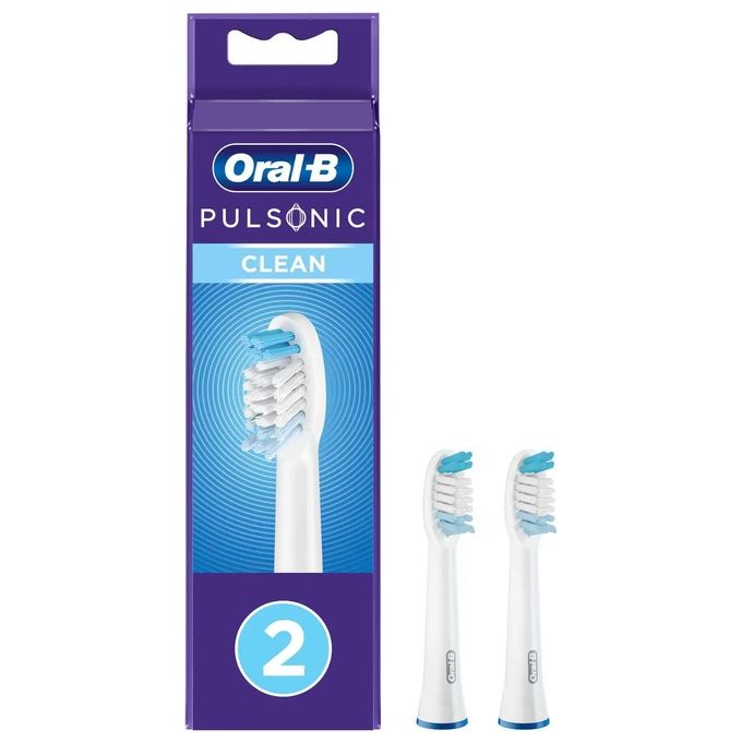 Braun Oral-B Testine di Ricambio Pulsonic Clean 2 Pezzi