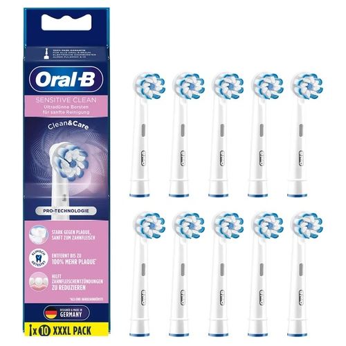 Braun Oral-B Testine di Ricambio Sensitive Clean 10 Pezzi