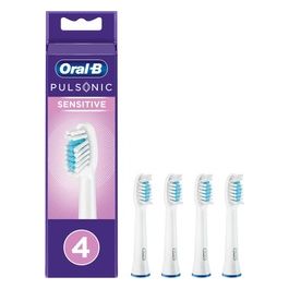 Braun Oral-B Testine di Ricambio per Pulsonic Sensitive 4 Pezzi