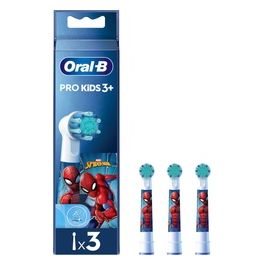 Braun Oral-B Testine di Ricambio Pro Kids con Spiderman 3 Testine