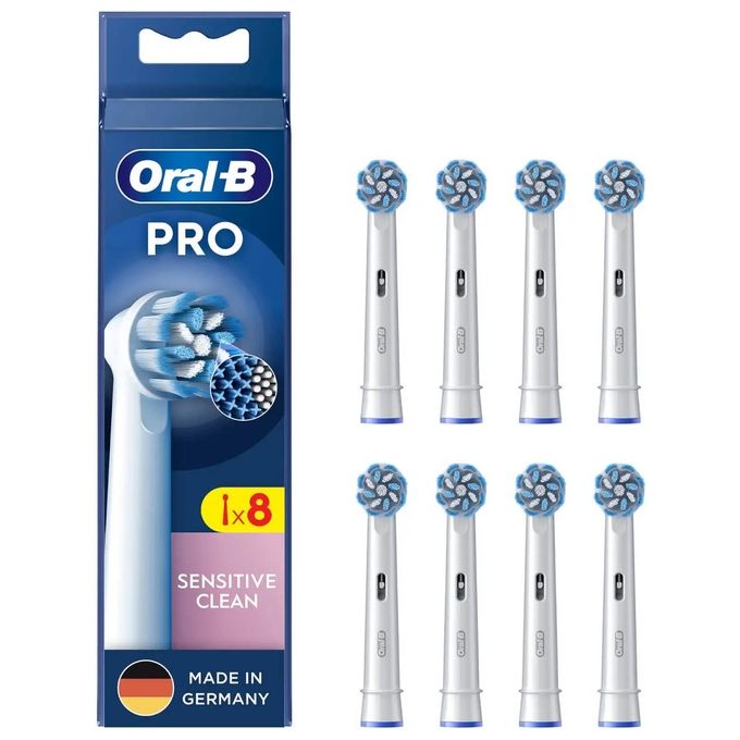 Braun Oral-B Testine di Ricambio Pro Sensitive Clean 8 Pezzi