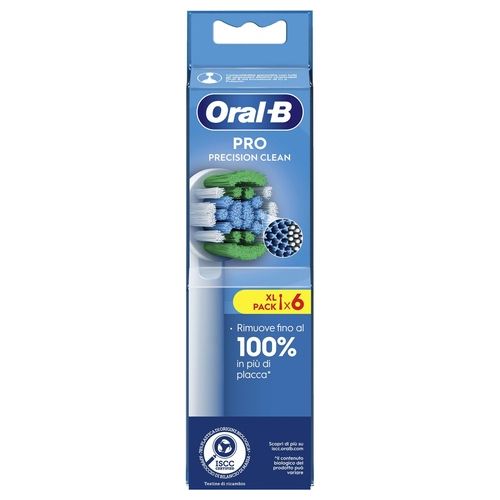 Braun Oral-B Testine Di Ricambio Pro Precision Clean 6 Testine
