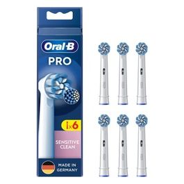 Braun Oral-B Testine di Ricambio Pro Sensitive Clean 6 Pezzi