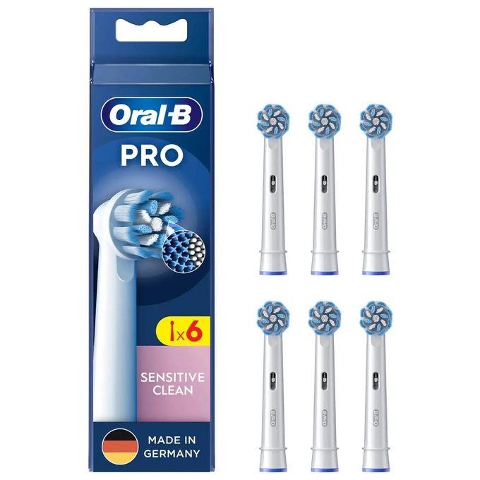 Braun Oral-B Testine di Ricambio Pro Sensitive Clean 6 Pezzi