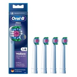 Oral-B Testine di Ricambio Pro 3D Bianco 4 Pezzi