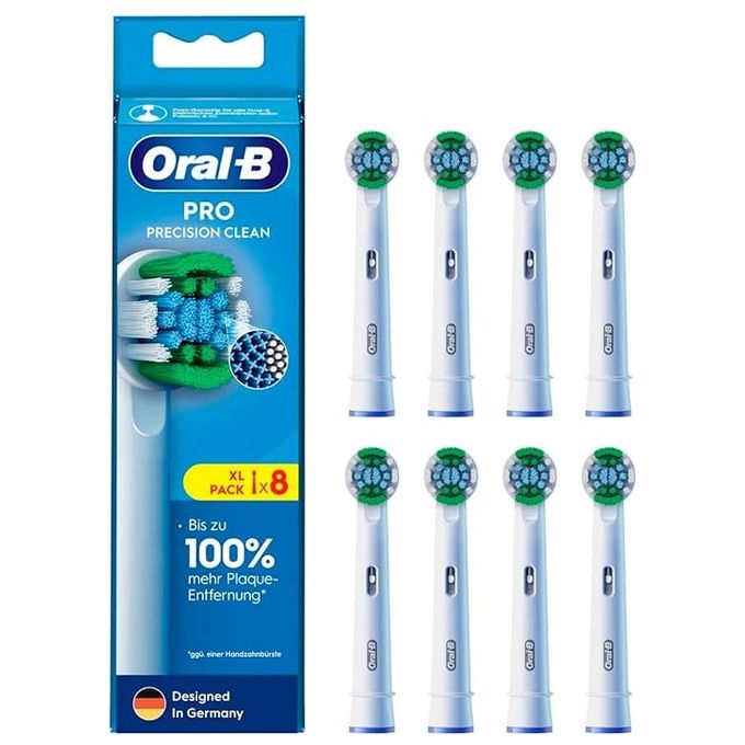 Braun Oral-B Testine di Ricambio Pro Precision Clean 8 Pezzi