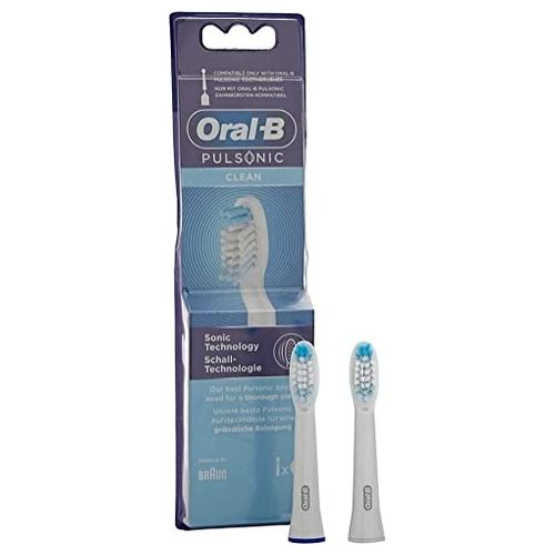 Braun Oral-B Testine di Ricambio Pulsonic Clean 2 Pezzi