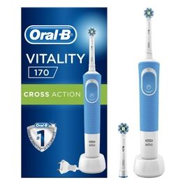 Braun Oral-B Vitality 170 Crossaction Adulto Spazzolino Rotante-Oscillante Blu/Bianco