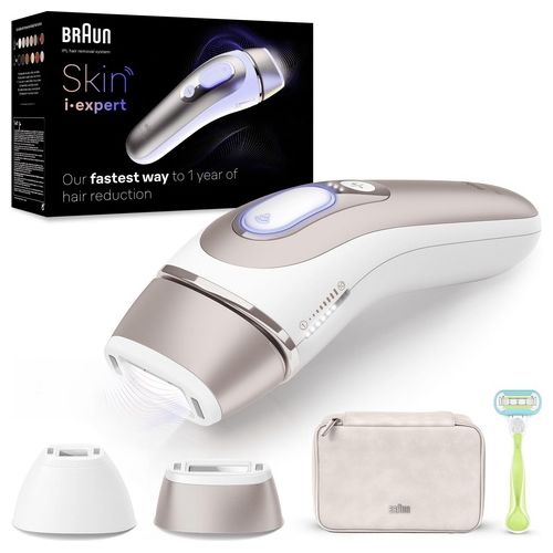 Epilatore Luce Pulsata IPL Smart I Expert Viso Corpo Rose Gold Bianco PL7147