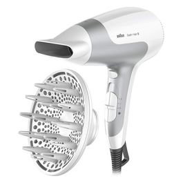 Satin Hair 5 HD 585 Asciugacapelli 2500W Grigio/Bianco