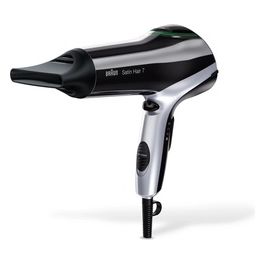 Satin Hair 7 HD 710 Asciugacapelli 2200W Nero/Argento