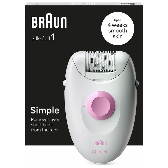 Braun SE1-000 Epilatore Con Filo 20 Pinze 1 Velocita'