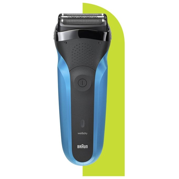 Braun Series 3 310BT Rasoio Trimmer Nero/Blu