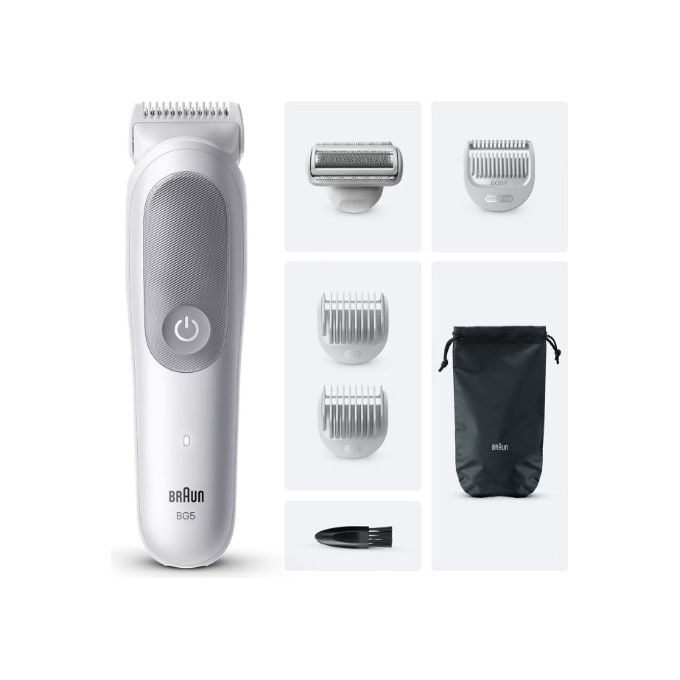 Image of Braun Series 5 BG5550 Regolabarba Corpo Wet and Dry Ricaricabile Grigio