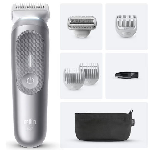 Series 7 BG7550 Rasoio Elettrico Regolabarba e Groomer Corpo Grigio