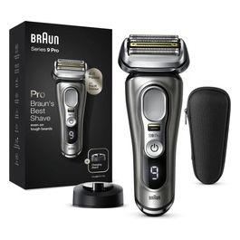 Braun Series 9 9415s Rasoio da Barba Elettrico Nero/Argento