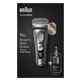 Braun Series 9 Pro 9465CC Rasoio Trimmer Nero/Argento