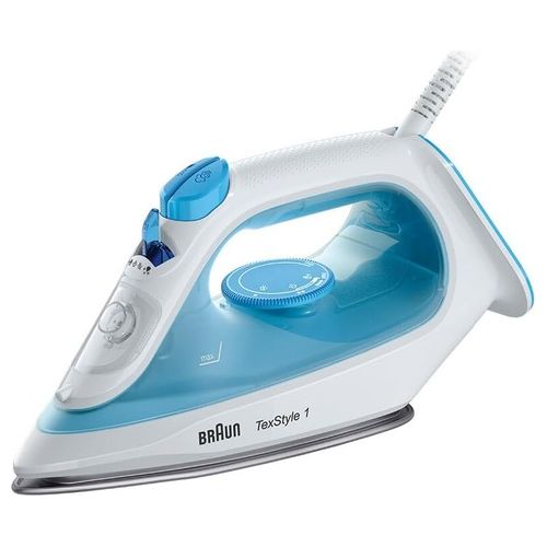 TexStyle 1 Ferro da Stiro a Secco e a Vapore Ceramica 2000W Blu/Bianco